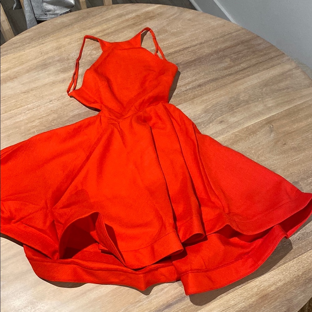 Leslie Women's Mini Dress - Vibrant Red